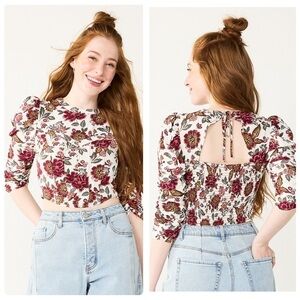 SO Crop Renaissance Puff Sleeve | SIZE XS